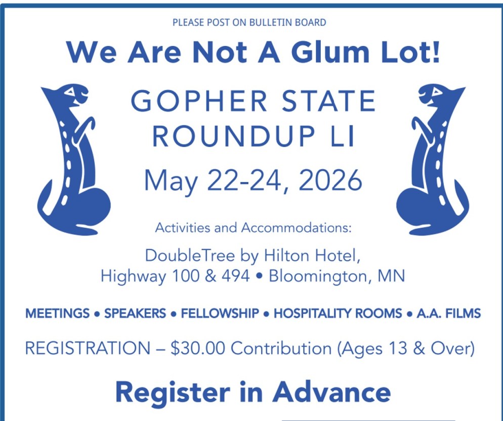 05/22/2026 – 05/24/2026: Gopher State&nbsp;Roundup