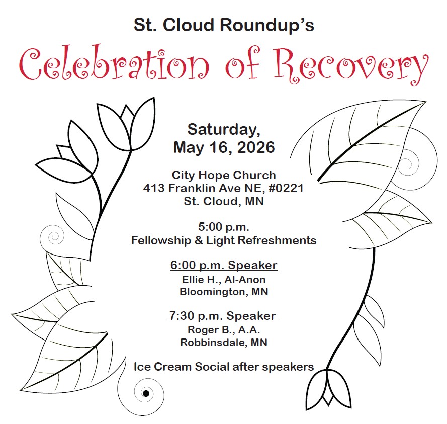 05/16/2026 – St. Cloud Roundup’s “Celebration of Recovery”&nbsp;Event